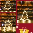聖誕吸盤燈串 LED發光吊飾(店面掛飾 櫥窗吊飾 耶誕佈置 懸掛夜燈)