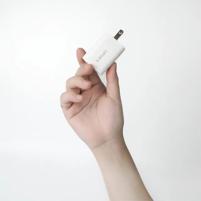 【Omars】35W GaN氮化鎵 兩孔快速充電器(支援iPhone iPad快充)
