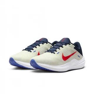 【NIKE 耐吉】慢跑鞋 男鞋 運動鞋 緩震 AIR WINFLO 10 米白藍 DV4022-006