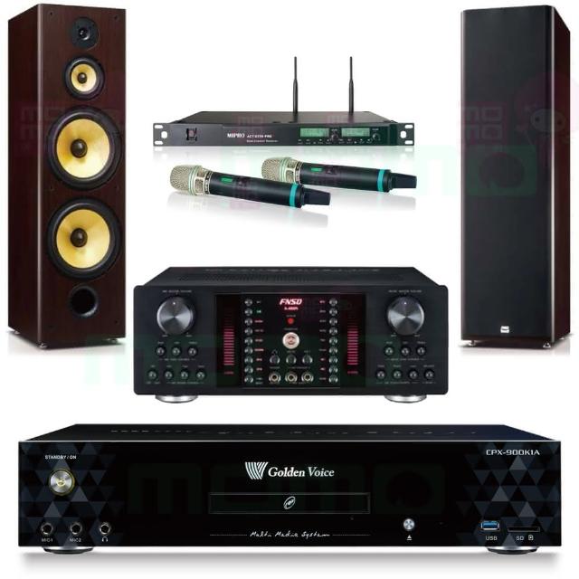 【金嗓】CPX-900 K1A+FNSD A-480N+ACT-8299PRO++SD-903N(4TB點歌機+擴大機+無線麥克風+喇叭)