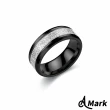【A MARK】鈦鋼戒指/蠶絲霧淞紋個性型男鈦鋼戒指(3色任選)