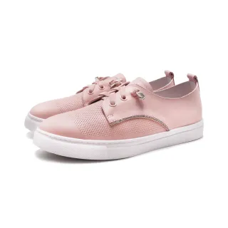 【PQ】女 真皮閃鑽MD輕感休閒鞋 女鞋(淺粉)