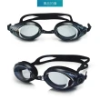 【SAEKO】度數款 近視泳鏡 防紫外線 廣角鏡片 長效防霧 4種尺寸可換鼻扣 S42AOP_BK(舒適 蛙鏡)