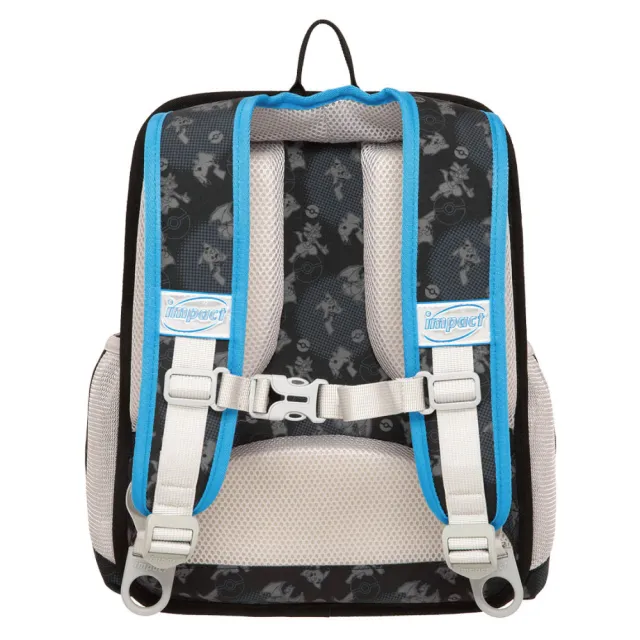 【IMPACT 怡寶】雙11 寶可夢超輕羽量型護脊書包-黑 IMPKM6021BK(身高100-125CM孩童適用)