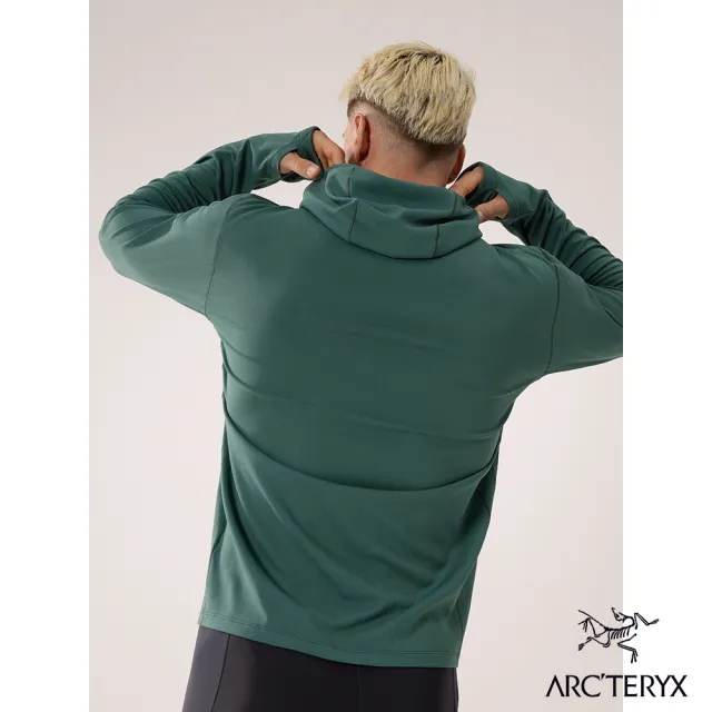 【Arcteryx 始祖鳥】男 Cormac 保暖套頭衫(篷車灰)