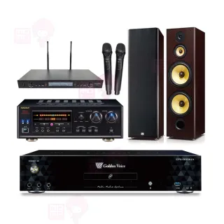 【金嗓】CPX-900 K1A+DSP-A1II+SR-889PRO+FNSD SD-903N(4TB點歌機+擴大機+無線麥克風+喇叭)