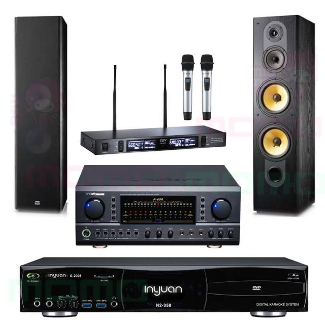 【音圓】N2-350+TDF P-650+TEV TR-9100+SD-803N(4TB伴唱機+綜合擴大機+無線麥克風+劇院卡拉OK喇叭)