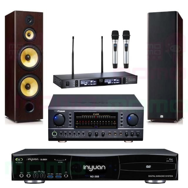 【音圓】N2-350+TDF P-650+TEV TR-9100+SD-903N(4TB點歌機+綜合擴大機+無線麥克風+卡拉OK 劇院兩用喇叭)