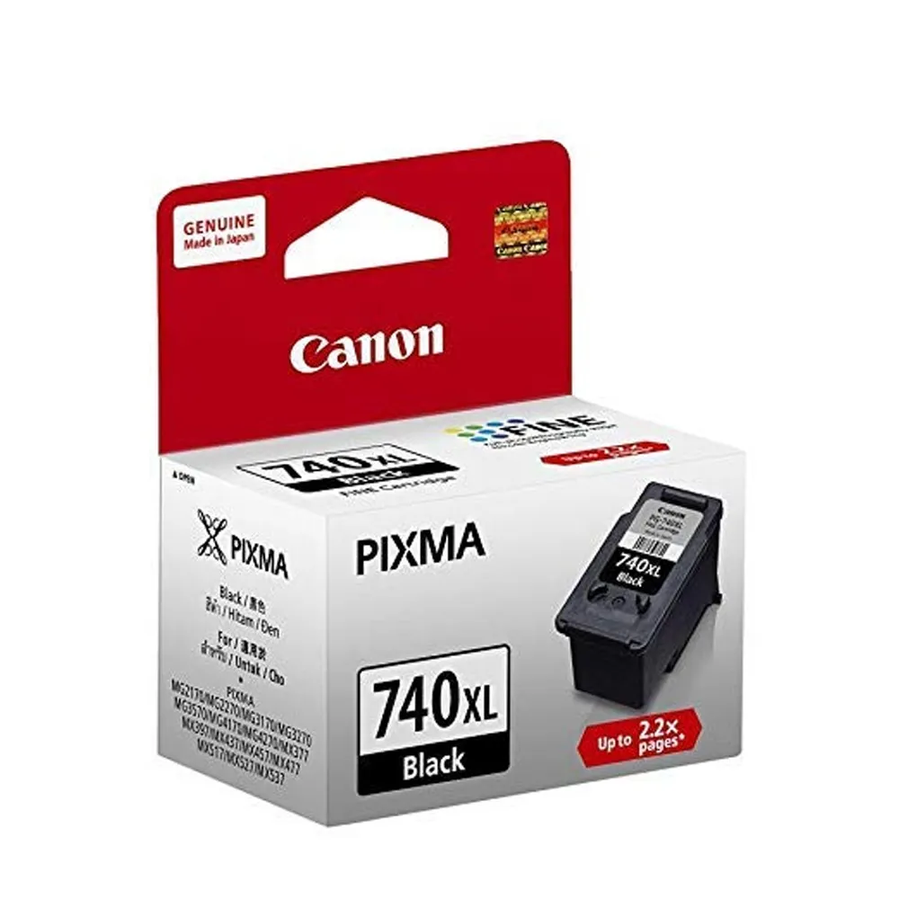 【CANON】PG-740XL 原廠黑色墨水匣