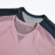 【YUANDONGLI 元動力】-O 時尚迷人彈力造型網紗運動上衣(兩色；S-L；4223251002)