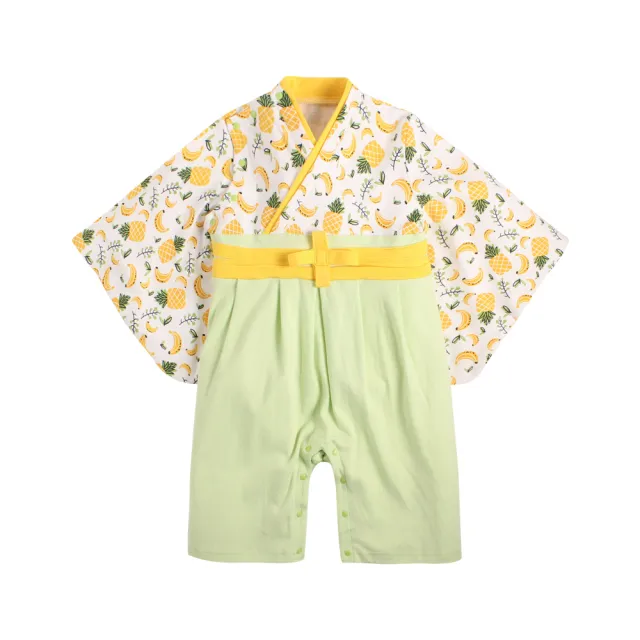 【baby童衣】兒童套裝 寶寶連身衣 男和服套裝 假兩件日式經典造型和服 37303(共１１色)