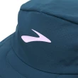 【BROOKS】帽子 Lightweight Packable 藍 白 輕量 可收納 遮陽 運動 跑帽 鴨舌帽(280458458)