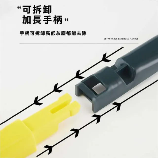 2合一玻璃紗網清潔刷 2入(清洗紗窗 除塵刷 長柄刷)