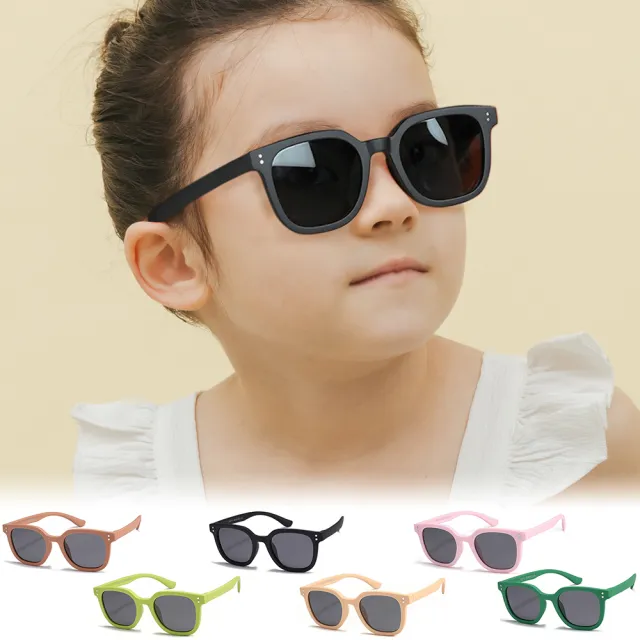 【ALEGANT】奇幻旅程兒童專用輕量彈性太陽眼鏡(多色任選/台灣品牌/UV400方框墨鏡)