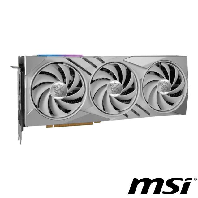 MSI 微星】GeForce RTX 4060 Ti GAMING X SLIM WHITE 16G 顯示卡(白色