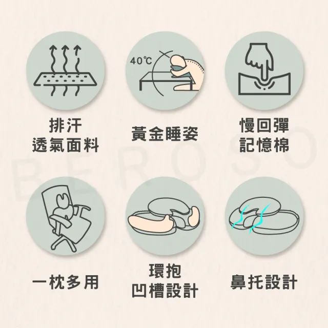 【Beroso 倍麗森】升級版小惡魔多功能造型午睡抱枕-兩色任選(情人節 午休枕 護腰靠禮物 送禮)