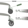 【AXL Global】IKEA辦公椅專用替換腳輪(2.5英吋溜冰輪/IKEA電腦椅替代輪/10x22mm輪子/防刮靜音/辦公椅配件)