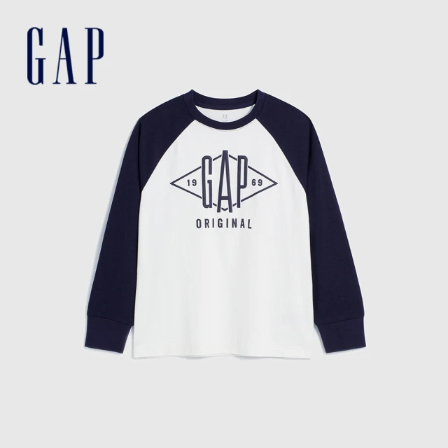 GAP 男童裝 Logo防風連帽羽絨外套-海軍藍(83691