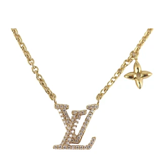 【Louis Vuitton 路易威登】Iconic 經典LV水晶標誌項鍊(M00596)