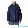 【Columbia 哥倫比亞 官方旗艦】男款-Bugaboo™Omni-TechOT防水鋁點保暖兩件式外套-深藍(UWE12730NY/HF)