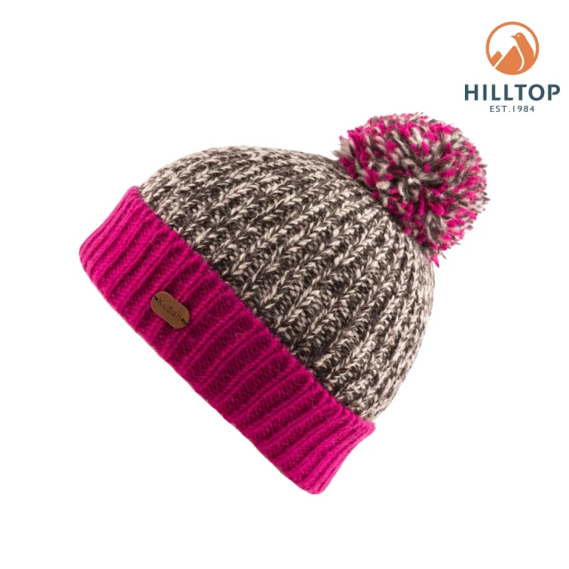 Hilltop 山頂鳥 KuSan 素色針織毛球保暖羊毛帽 
