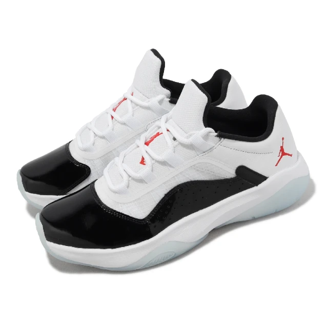 NIKE 耐吉 休閒鞋 Wmns Air Jordan 11 CMFT Low 女鞋 黑 白 AJ11 低筒 喬丹(DV2629-106)