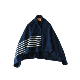 【原家居】日式簡約懶人毯-小號(毛毯 蓋毯 披肩 空調毯 法蘭絨毯/冬被)