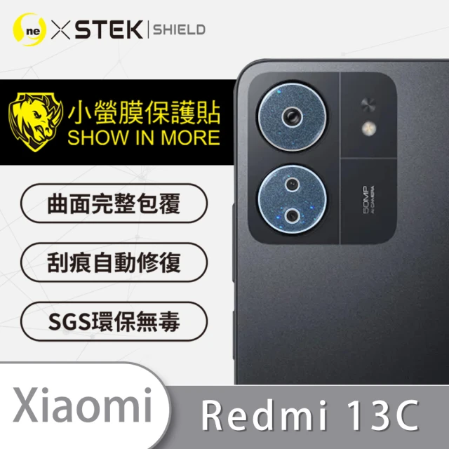 o-one台灣製-小螢膜 XiaoMi小米 redmi 13C精孔版鏡頭保護貼2入