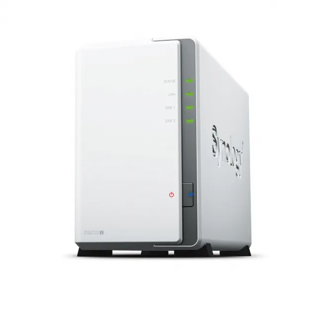 【Synology 群暉科技】搭HAT3300 6TB x2 ★ DS223j 2Bay NAS 網路儲存伺服器