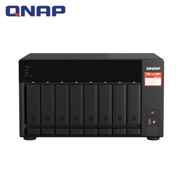 【QNAP 威聯通】搭希捷 4TB x2 ★ TS-873A-8G 8Bay NAS 網路儲存伺服器