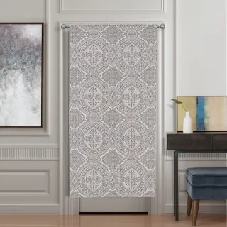 【伊美居】蕾貝卡緹花半遮光單層風水簾 88x176 1件(1片單開式)