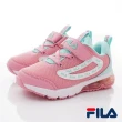 【童鞋520】FILA童鞋-半氣墊運動慢跑鞋款(2-J824V-533粉藍-16-22cm)