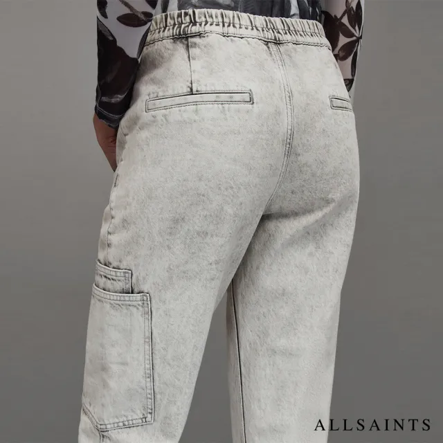 【ALLSAINTS】LEA 個性中腰水洗牛仔休閒長褲 WE004Z 雙11(常規版型)