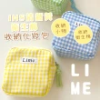 【檸檬收納】INS清新黃衛生棉收納化妝包(筆袋 化妝包 盥洗包 零錢包 耳機包 鑰匙包 生理包 萬用包)