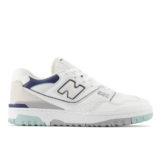 【NEW BALANCE】NB 復古鞋/運動鞋_BB550WCA-D_中性_白/薄荷/海軍藍