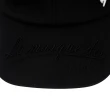 【LE COQ SPORTIF 公雞】高爾夫系列 女款黑色緞帶設計百搭遮陽帽 QLS0K182