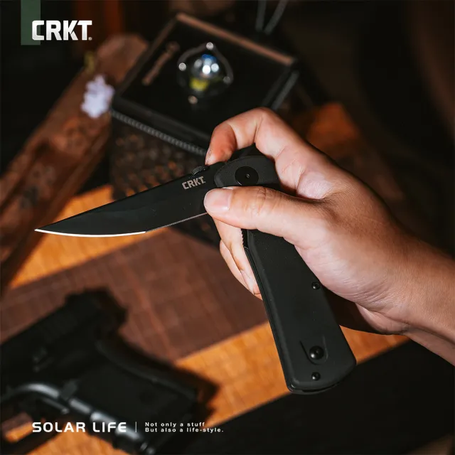 【CRKT】HISSATSU 必殺折刀-2903(不鏽鋼折刀 EDC口袋刀 隨身工具小刀 多用折疊刀具)