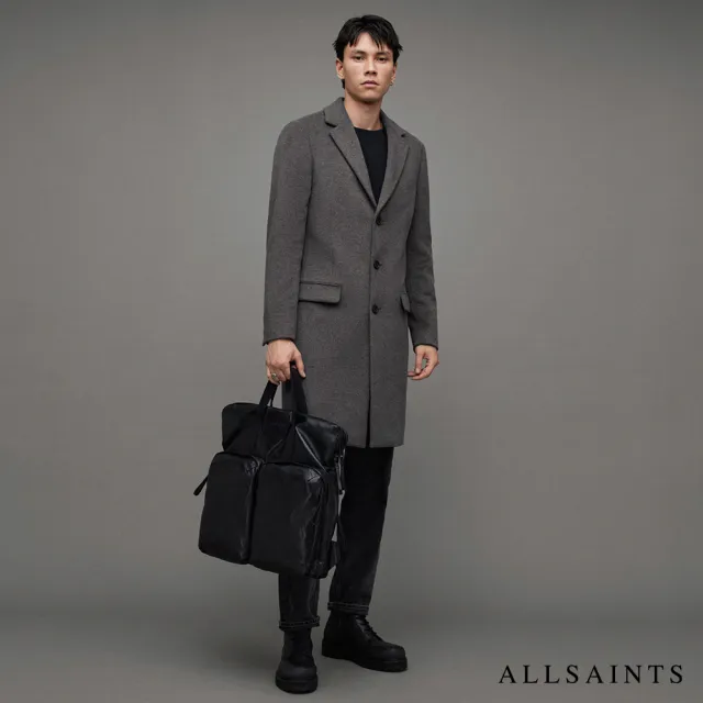 【ALLSAINTS】HAL 羊毛大衣Grey MC032Z(常規版型)