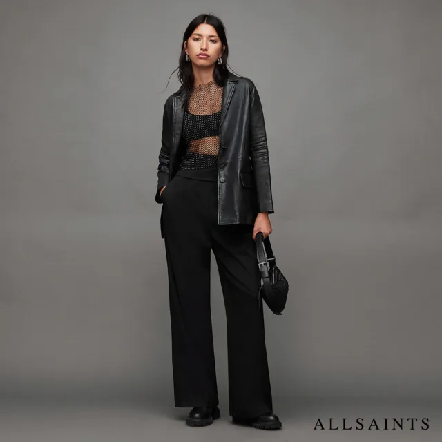 【ALLSAINTS】CORINNA 羊皮西裝外套皮衣 WL124Z(舒適版型)