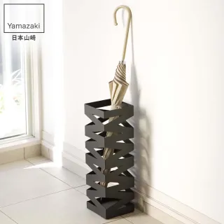 【YAMAZAKI】搖滾造型雨傘架-黑(傘架/雨傘架/雨傘收納/玄關收納)
