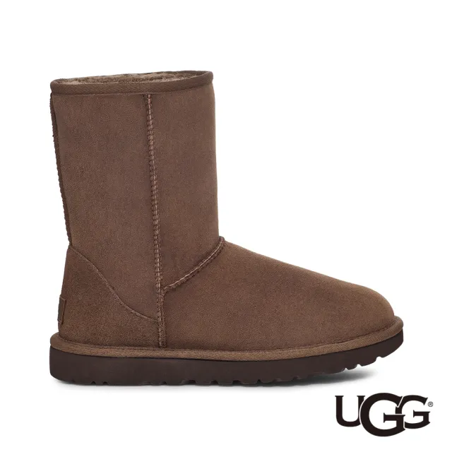 【UGG】女鞋/靴子/女靴/雪靴/Classic Short II(深棕色-UG1016223BCDR)