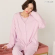 【aimerfeel】大口袋針織開襟毛衣-粉紅色(1800670-PI)