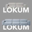 【iloom 怡倫家居】LOKUM 4人座L字型布質沙發(左L 韓國製 科技布 模組沙發)