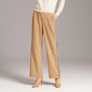 【KERAIA 克萊亞】浪漫調味休閒寬褲