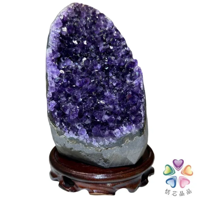 【恬芯晶品】天然紫水晶頂級烏拉圭帝王紫晶鎮A+52(頂級烏拉圭紫晶鎮招財開運風水財運業績財位招貴人紫晶洞)