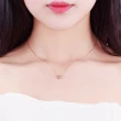 【BRILLMOND JEWELRY】18K金 天然鑽石墜鍊 經典閃耀(二款三色選 全18K金台+鍊)
