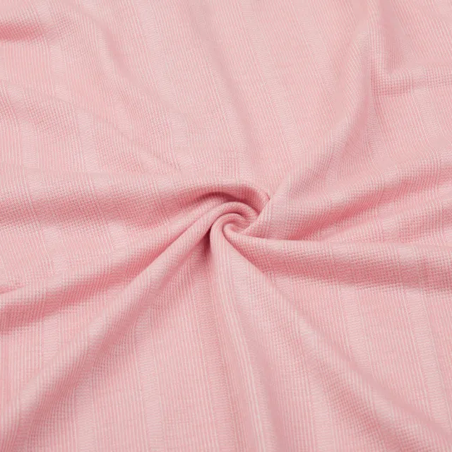 【ROBERTA諾貝達】台灣製男裝 紳士典雅 輕量保溫紗長袖棉衫(粉)