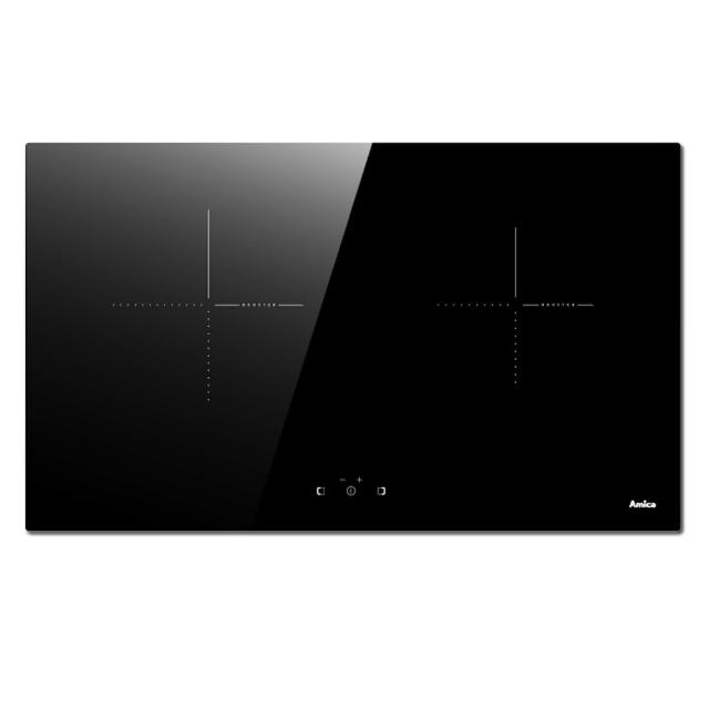 【Amica】左大雙口IH感應爐 獨家防溢 11段火力 兒童安全鎖 快速加熱 小鍋具偵測(HIP-72B2 L)