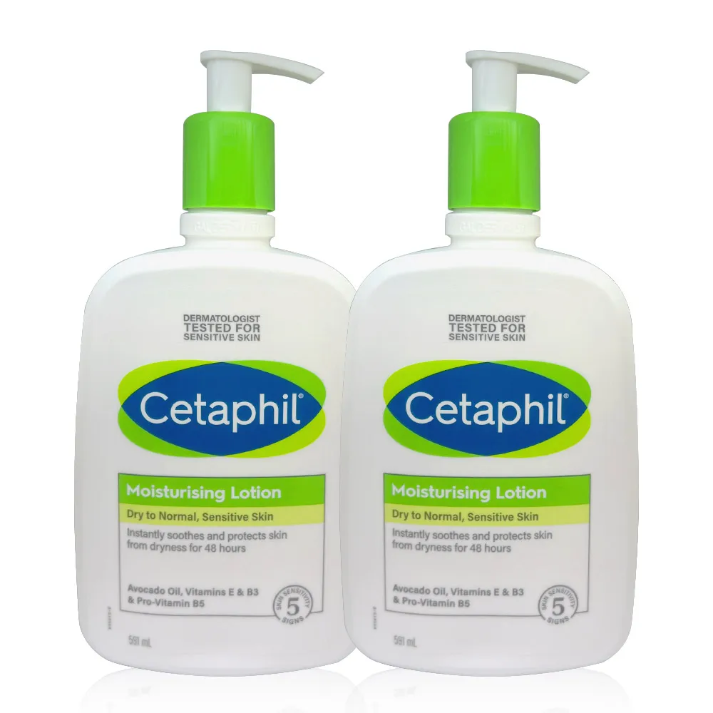 【Cetaphil】長效潤膚乳 591mlx2入 (溫和乳液/台灣公司貨)