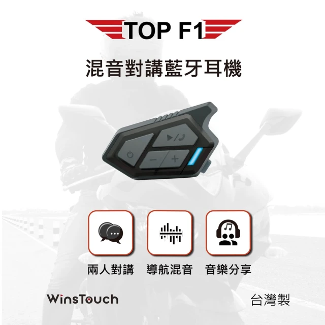 WinsTouch GPS測速器藍牙耳機(GT1安全帽藍牙耳